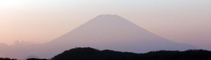 Evening Fuji on March 5, 2013
